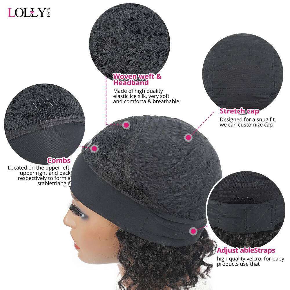 Headband 30 Inch Body Wave Wig 250 Density Remy Human Hair None Lace Front Wigs Full hine Made 100% Real