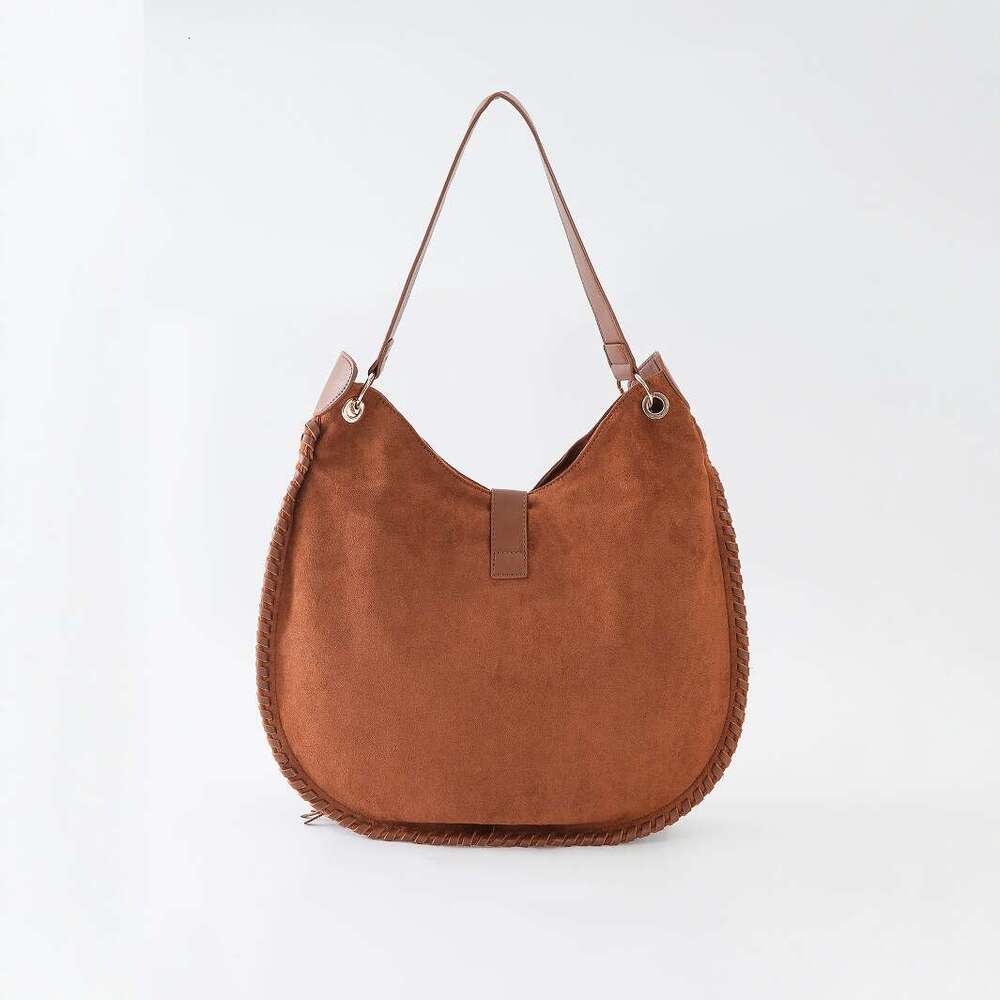 Free shipping designer bags Autumn and Winter New Woven Suede Underarm Tassel Single Shoulder Bag Millennium Style Handbag