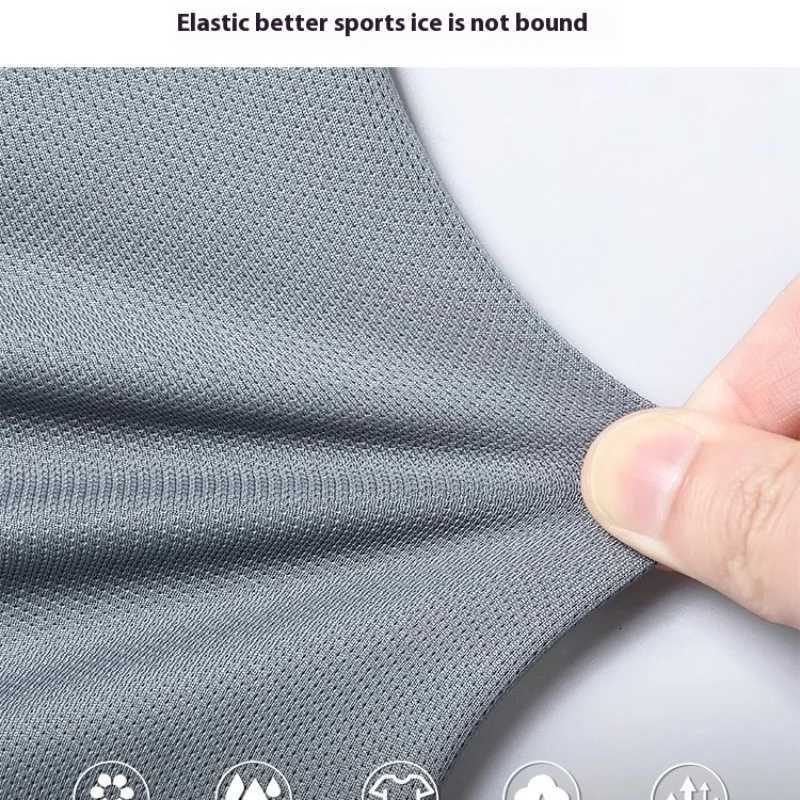 Sportswear Suit Mens Running Short-Sleeved Ice Silk Summer Speedos Basketball Uniform Fitness Clothes Shorts Summer Pajamas W250717