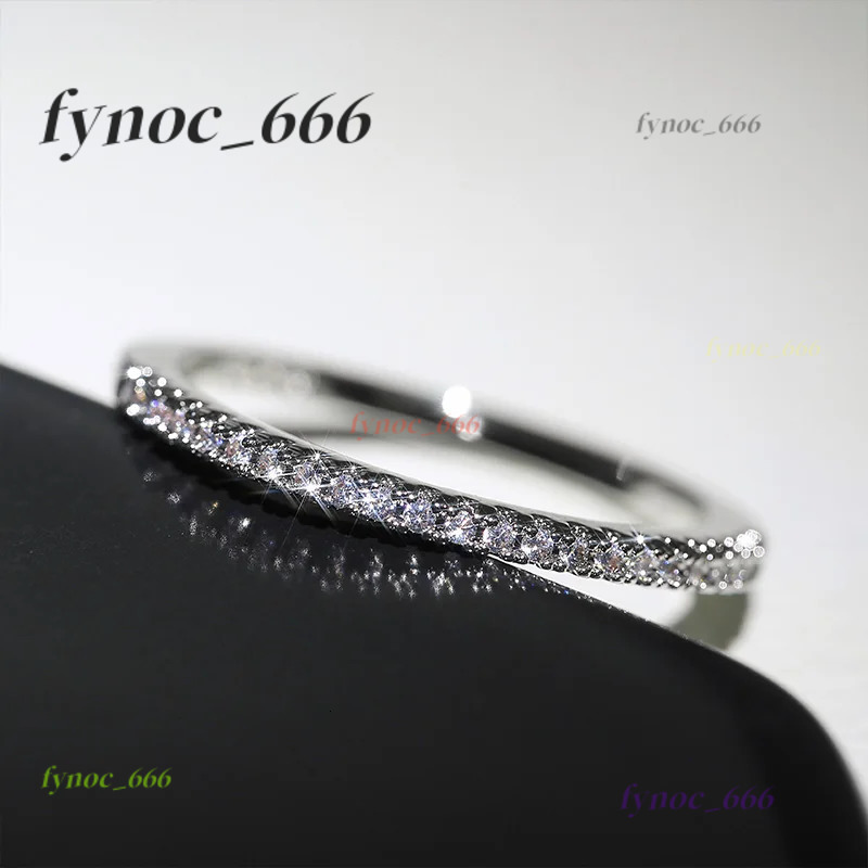 3 Colors Simple Band Women Rings Shiny Cubic Morganite Delicate Anniversary Gift Girl Accessories Hot Sale Fashion Jewelry