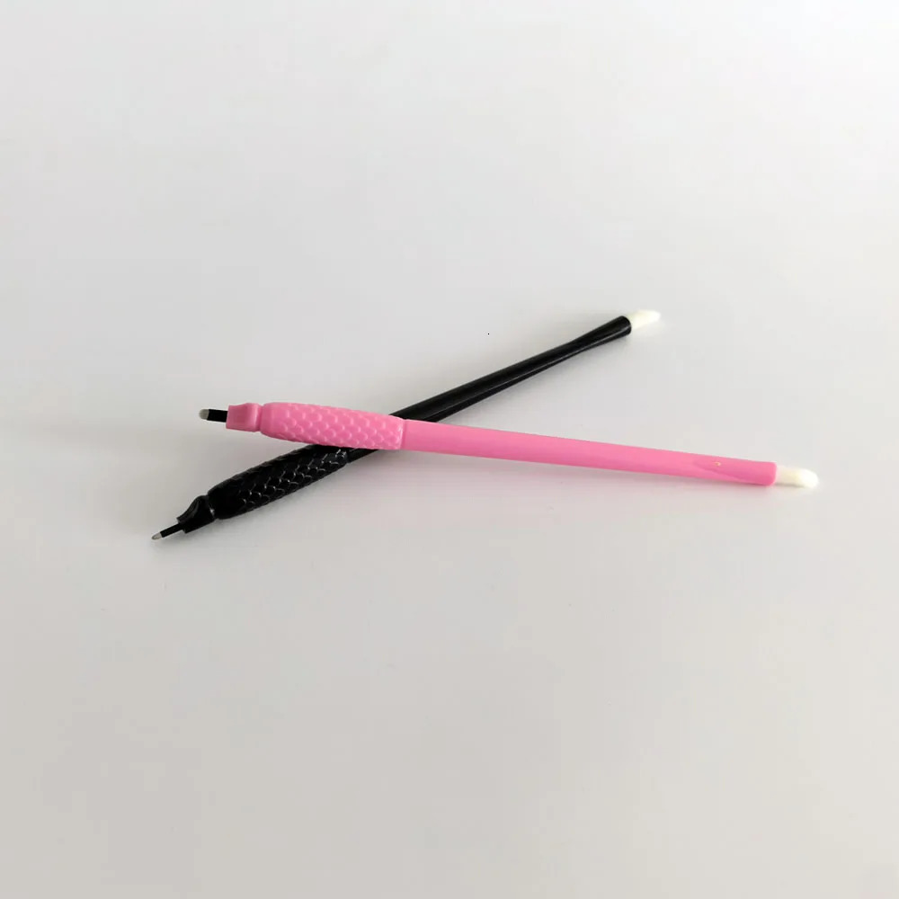 10Pcs 0.15mm 18U Disposable Microblading Tattoo Pen Permanent Makeup Eyebrow Manual Tattoo Pen 250712
