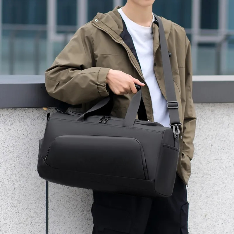 Sports Gym Bag Large Capacity HandbagPortable Travel Duffel Bag Multi-compartment with Shoes StoragePerfect for VacationGym 250714