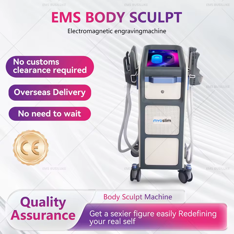 MYOslim EMS Body Slimming Machine 200HZ 6500W Increase Muscle Mass Reduce Fat RF Sculpting Body Salon