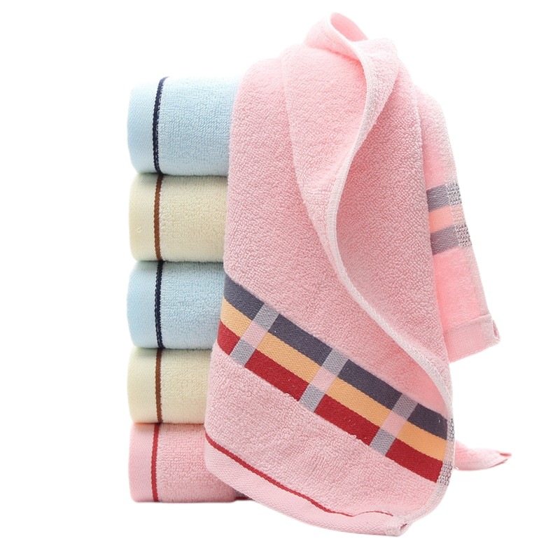 4 sets of high - quality pure cotton towel sets for home use including adult face towels that are thick absorbent luxurious bathroom towels and beach 
