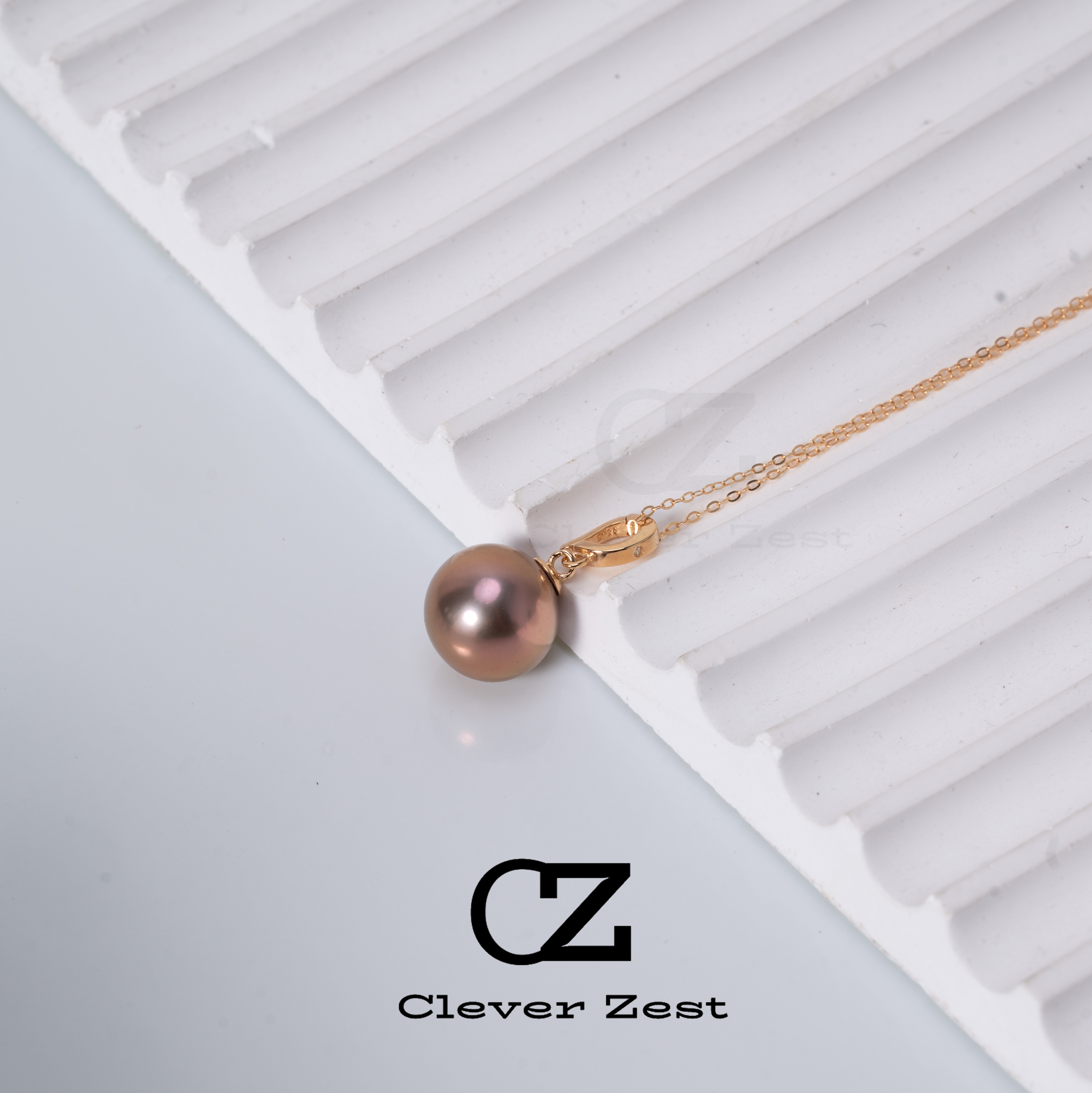 Natural pearl freshwater purple beads single diamond pendant necklace S925 silver universal clasp fashion unique