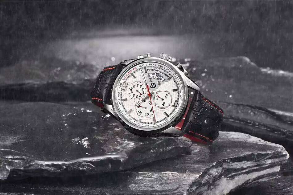 DHwatches Pagani Design PD-3306 Multi-Function Waterproof Sports Men's Leather Quartz Watch Relogio Masculino