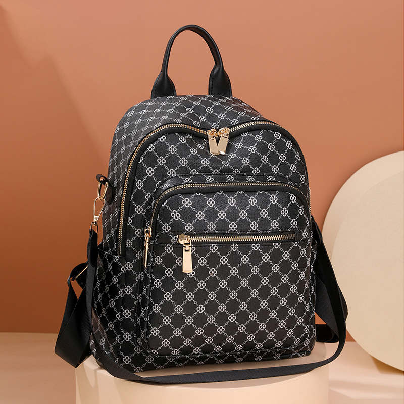 free shipping designer Backpack Fashion Women's New Retro Printed Backpack Large Capacity Travel Bag