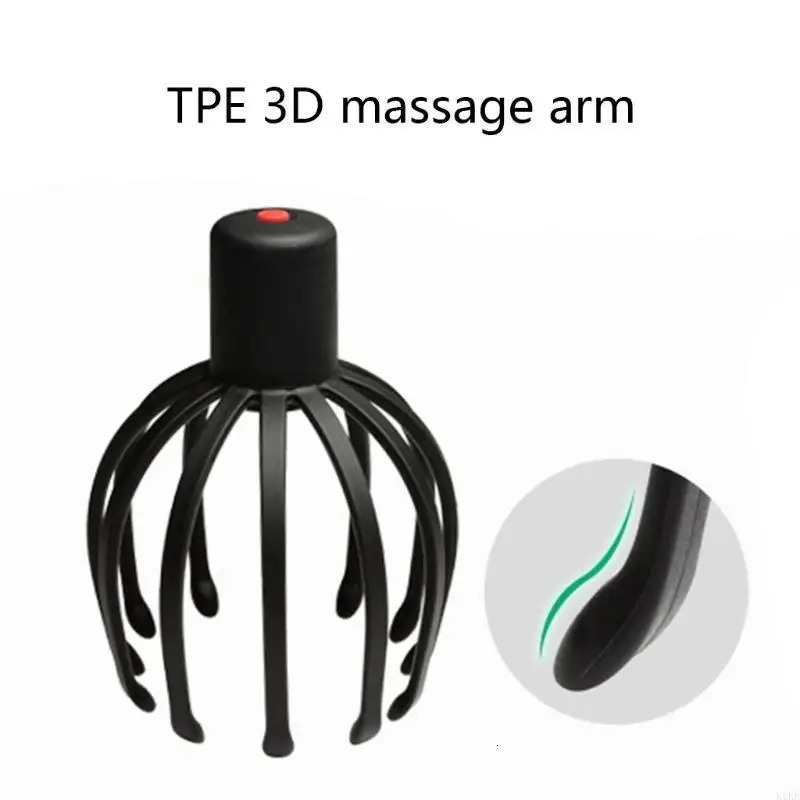 for Head Massager Electric Scalp Massager with 2 Modes 12 PET Arms Hands-Free 250716