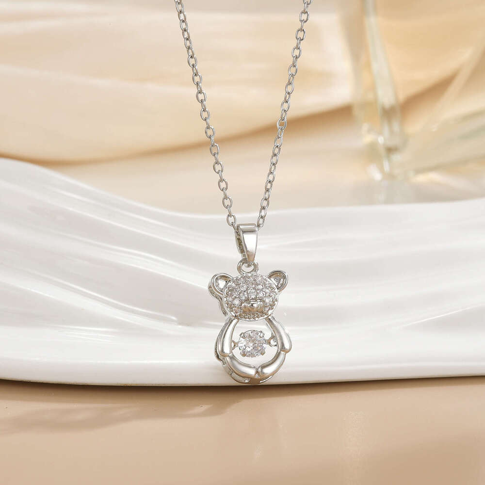 Korean Style Niche Design Smart Necklace For Women, Elegant And Simple Four-Leaf Clover Pendant Clavicle Chain Geometric Choker Jewelry 2Ca