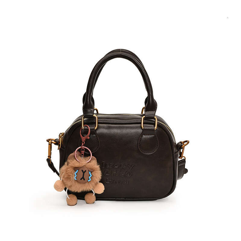 2025 New Autumn Winter Fashion Niche Korean Style Solid Color Single Shoulder Crossbody Bag