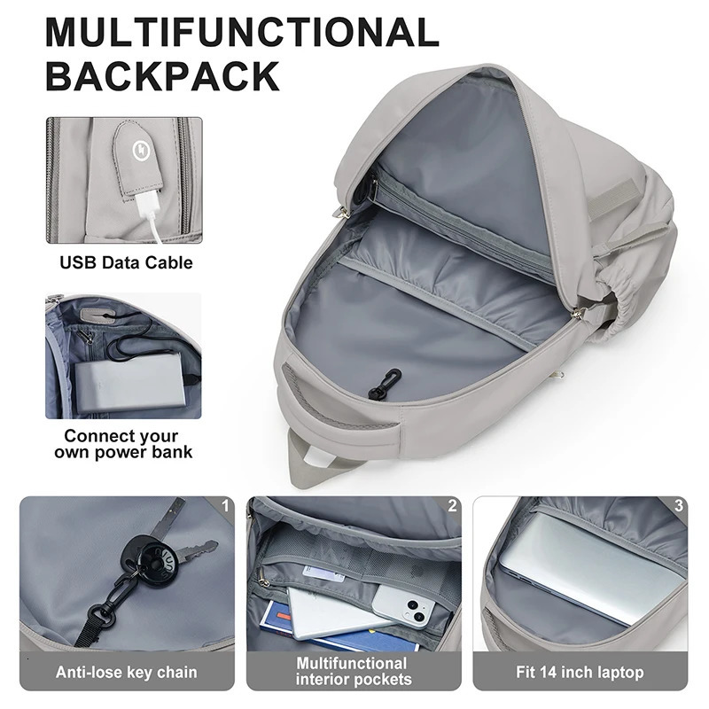 Laptop Backpack for Women Anti Theft Work Backpack for 14 Inch School Backpack Nurse Backpack Bookbag for Teenage 250714