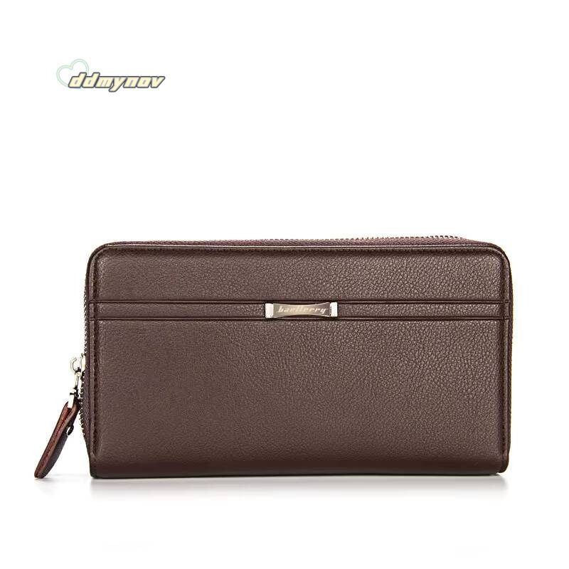 2020 Baellerry Clutch Wallets PU Leather Large Capacity Zipper Hand Strap Men Wallet Luxurious Business Solid Male Purses ddmynov