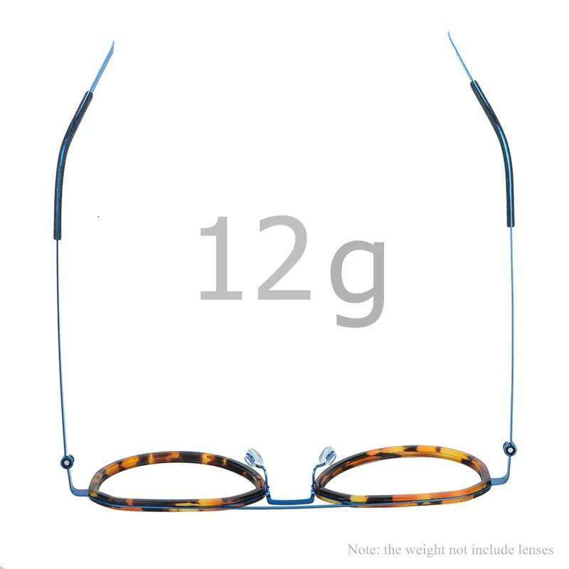 Classic Pilot Glasses Frame Men Women Eyeglasses Gafas Prescription Lens Oval Eyewear Titanium Strip Denmark Brand Design 9745