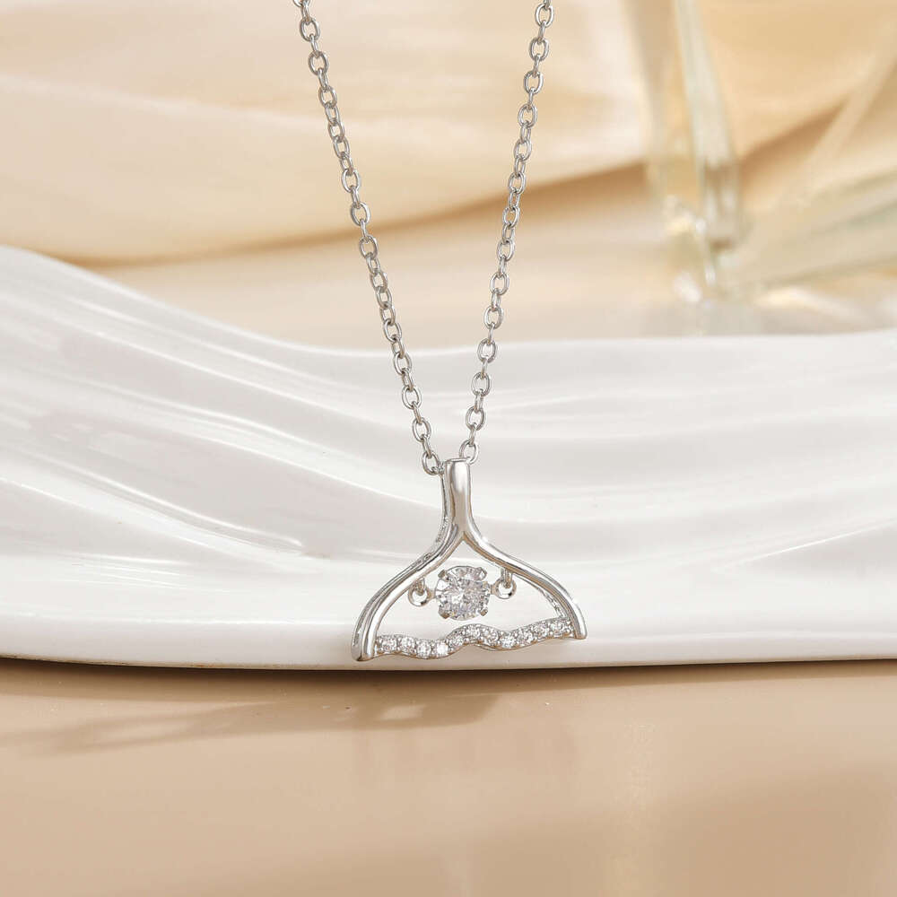 Korean Style Niche Design Smart Necklace For Women, Elegant And Simple Four-Leaf Clover Pendant Clavicle Chain Geometric Choker Jewelry 2Ca