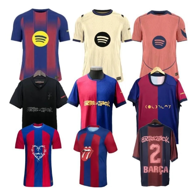 24 25 26 Barcelone LAMINE YAMAL PEDRI GAVI Soccer Jersey LEWANDOWSKI FERRAN Barcelonaes Football Shirt 10 11 Retro Football Shirt 2025 BarcelonaTracksuit Men 666