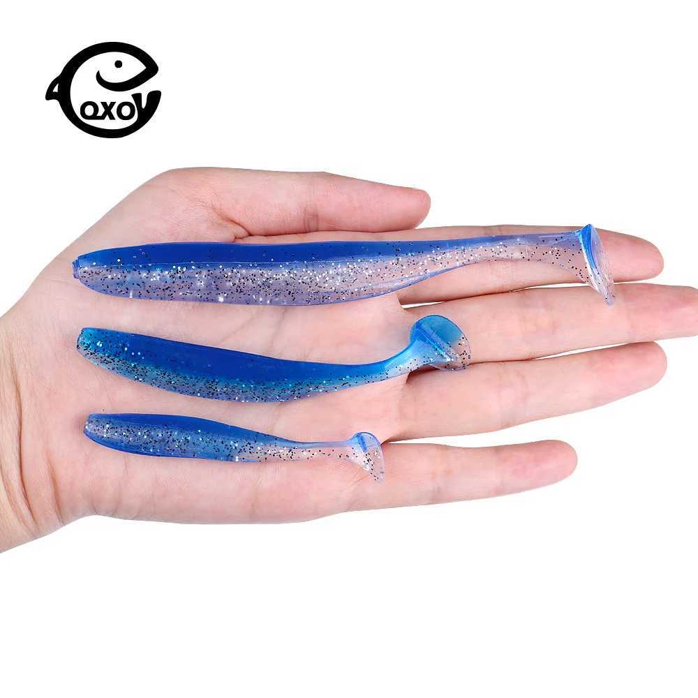 QXO 10pcs/Lot 5.1Inch 3.93Inch Soft Lures Silicone Bait Sea Fish Pva Swimbait Wobblers Goods For Fishing Artificial Tackle Z250717