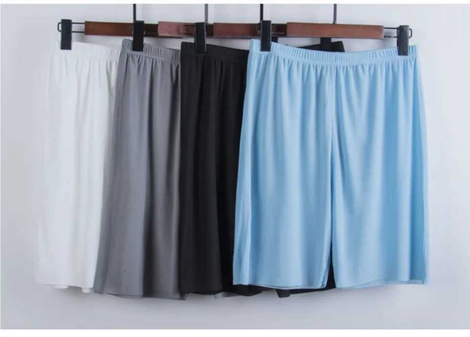 Summer New Mens Ice Silk Pajamas Set Homewear Suit Summer Man Loungewear Suit Modal Thin Short-Sleeved Mens T-Shirt With Short W250717