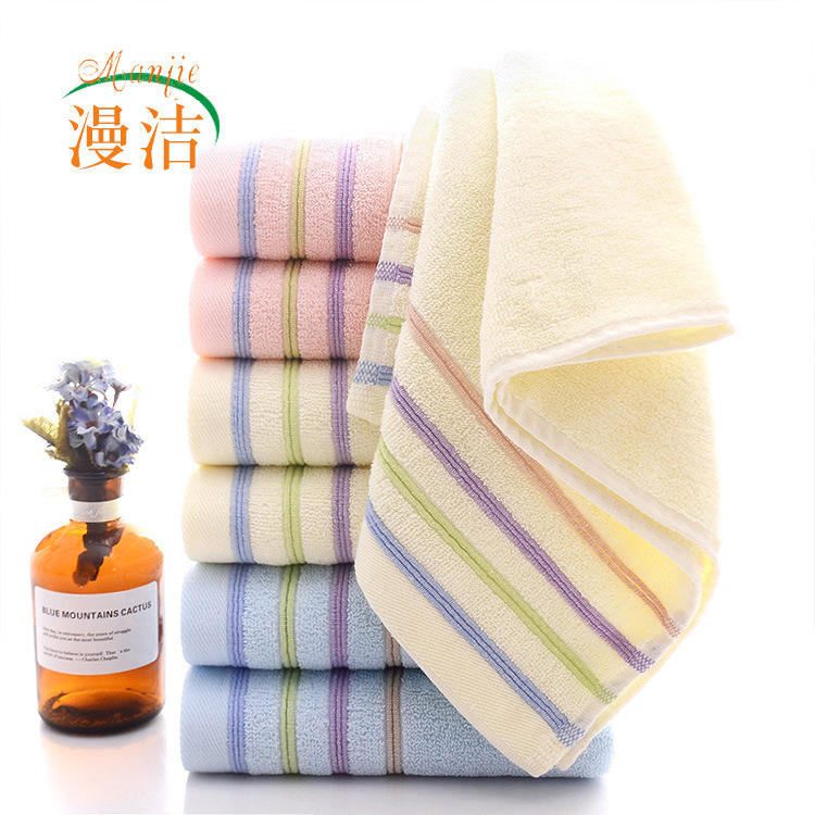 8 sets of pure cotton towel set for home use including adult face towels that are thick absorbent luxurious bathroom towels and beach towels