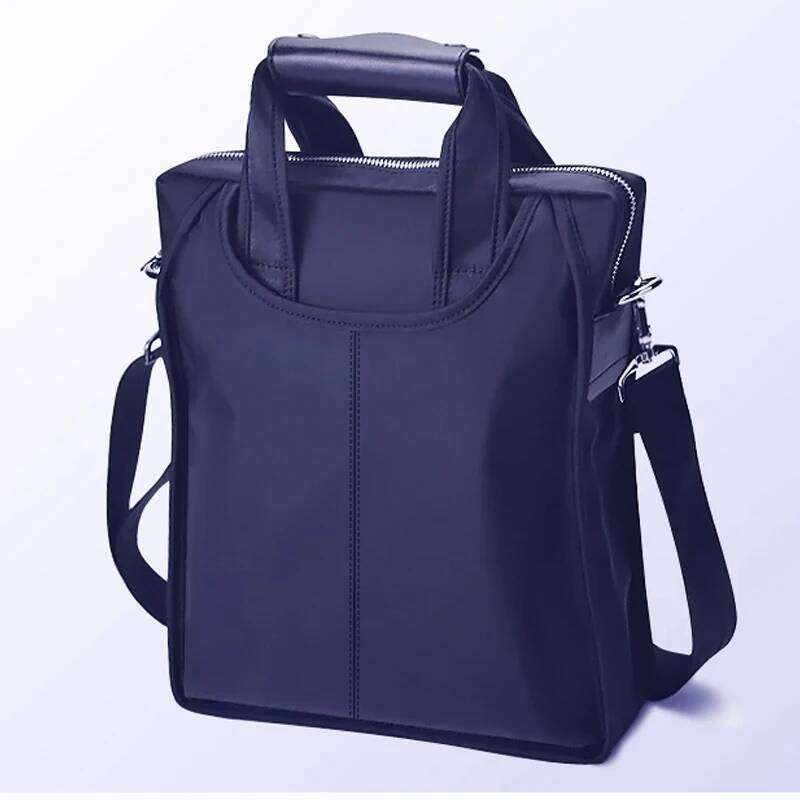 Zipper Single Shoulder Oxford Fabric Business Briefcases Messenger Vertical Men s Bags Casual Handbags