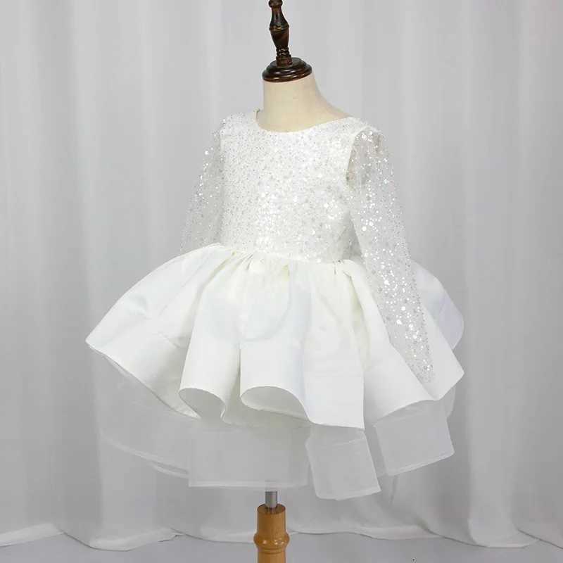 Kids Princess Flower Girl Dress Children First Communion Dress Ball Gown Wedding Party Dress Birthday Show Z250716