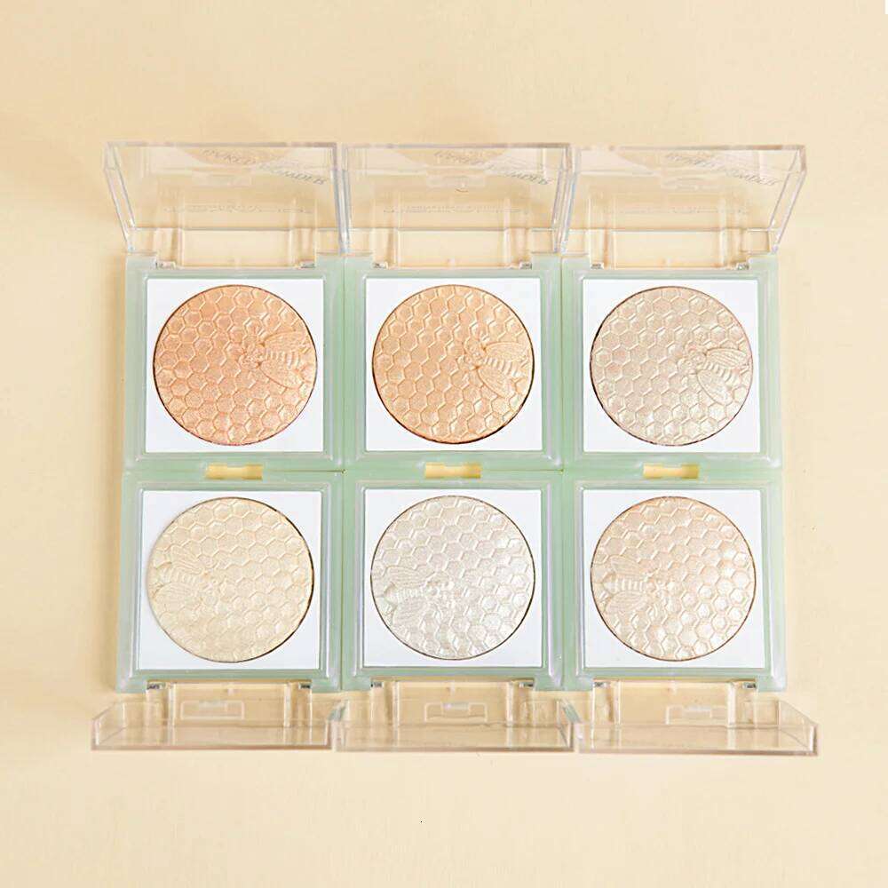 1pc Baked Highlighter Matte Powder Blush Contour Palette Natural Nude Pearlescent Fine Flash Longlasting Brighten Face Makeup X250717