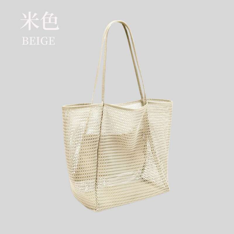 Woven Tote Straw Large Capacity Underarm Shoulder Vacation Style Beach Bag for Women