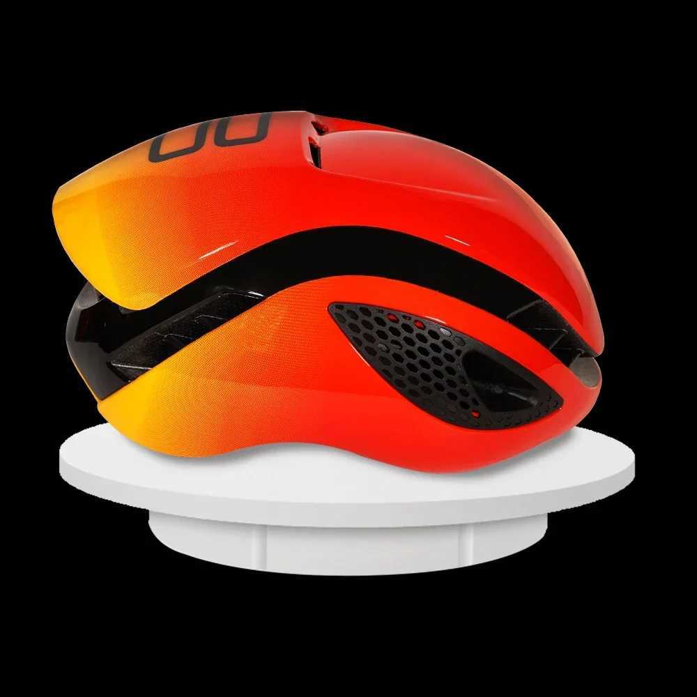 Bike Helmet Ultra Light Hard Hat TT Time Trial Riding Race Road Bike Helmet Cycling Helmet Unisex Cycling Outdoor Mountain Road Z250717