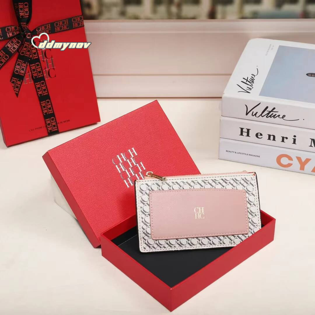 CH Wallet Multi-Use Compact Fashion Money Clip Multiple Colors Elegant Convenient Boxes Simple Color Womens Card Bag ddmynov