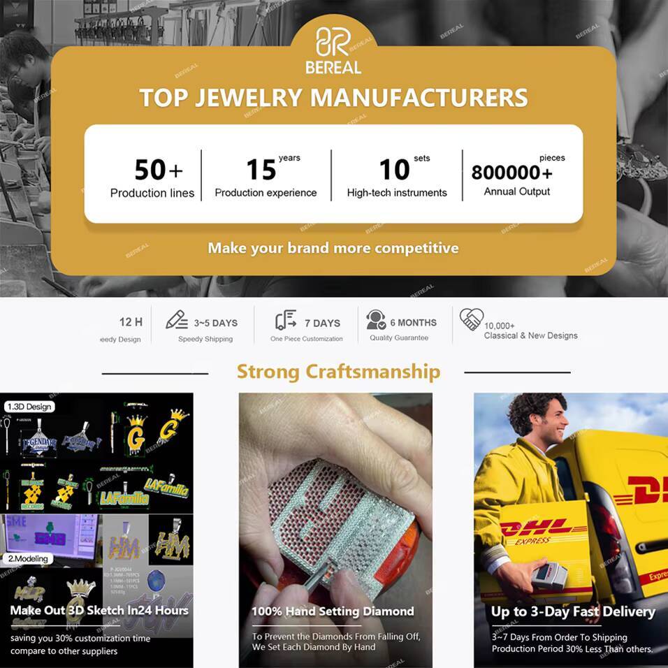 15Mm 18 VVS Moissanite Necklace High Quality 925 Sterling Silver Cuban Link Chain Hip Hop Jewelry