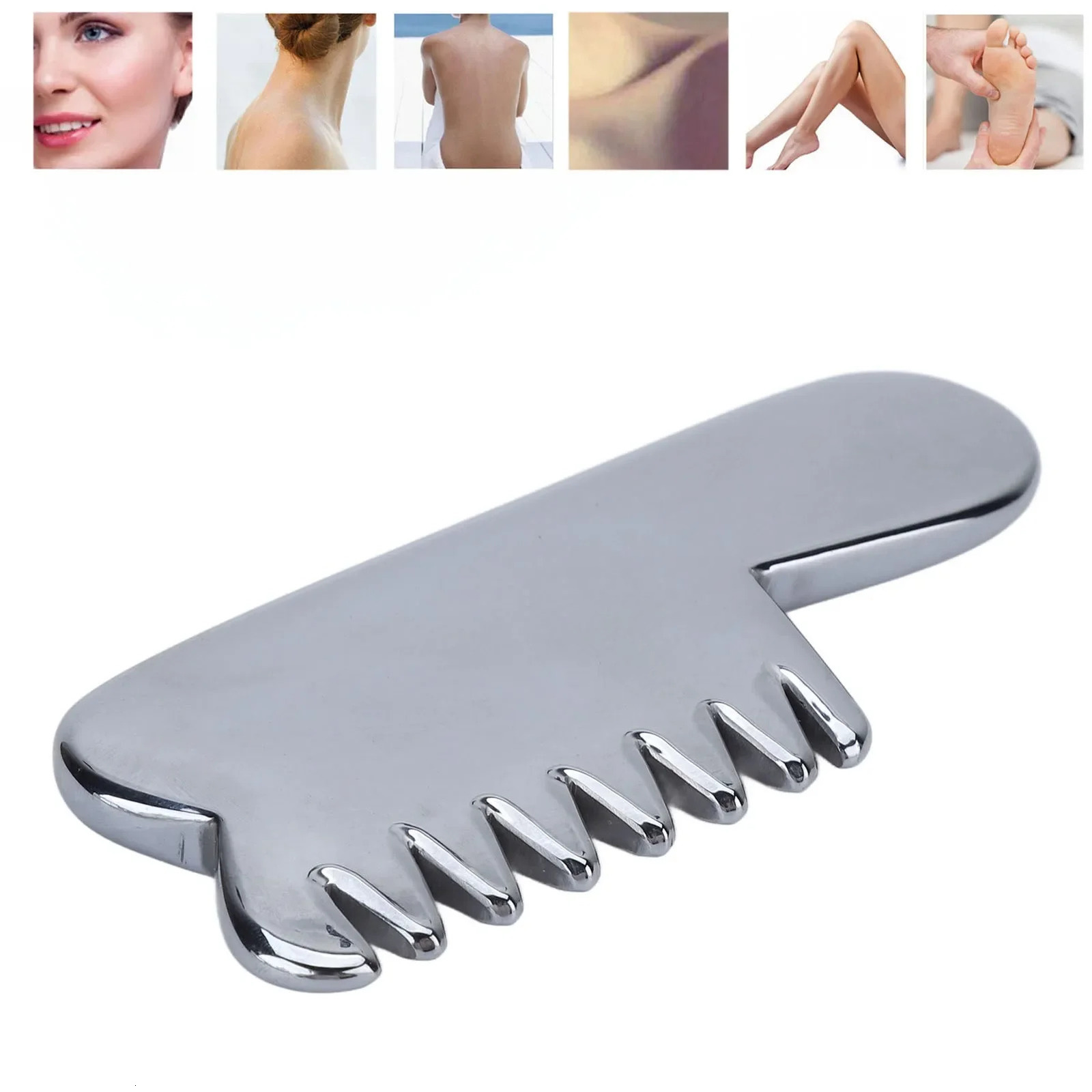 Comb Natural Energy Stone Terahertz Massage Lightweight Portable Shaving V Face Beauty Comb 250716