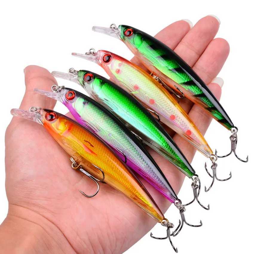 3/5/8 Pcs of Random Fishing Lure Set High Quality Swimming Bait Minnow Mini Crank Wobble Bait Crankbait Artificial Bait Z250717