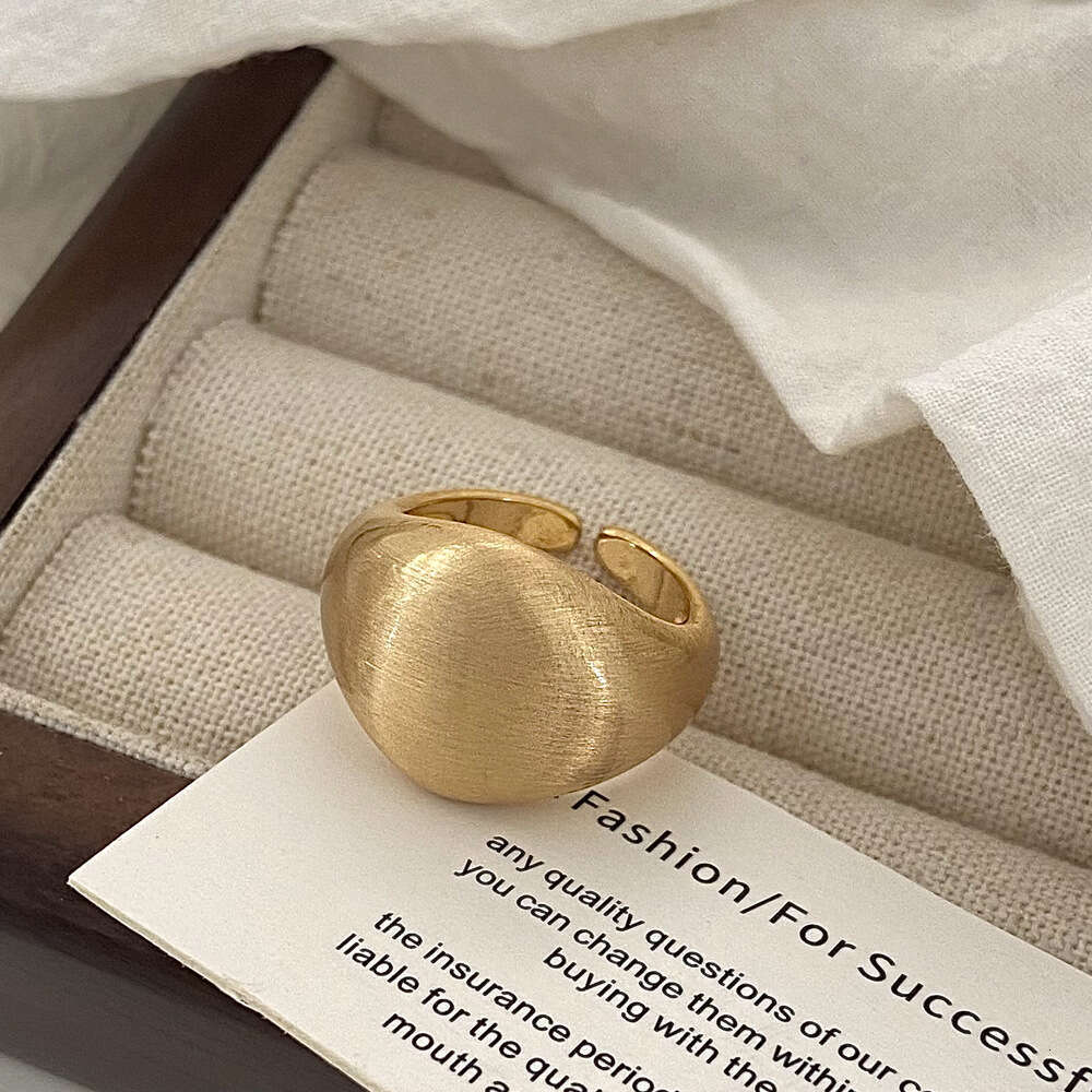 Korean Brushed Women, Index Finger, Niche Design, High-end Sense, Personality, Minimalist Style, Ins Trend, Simple Ring for Men