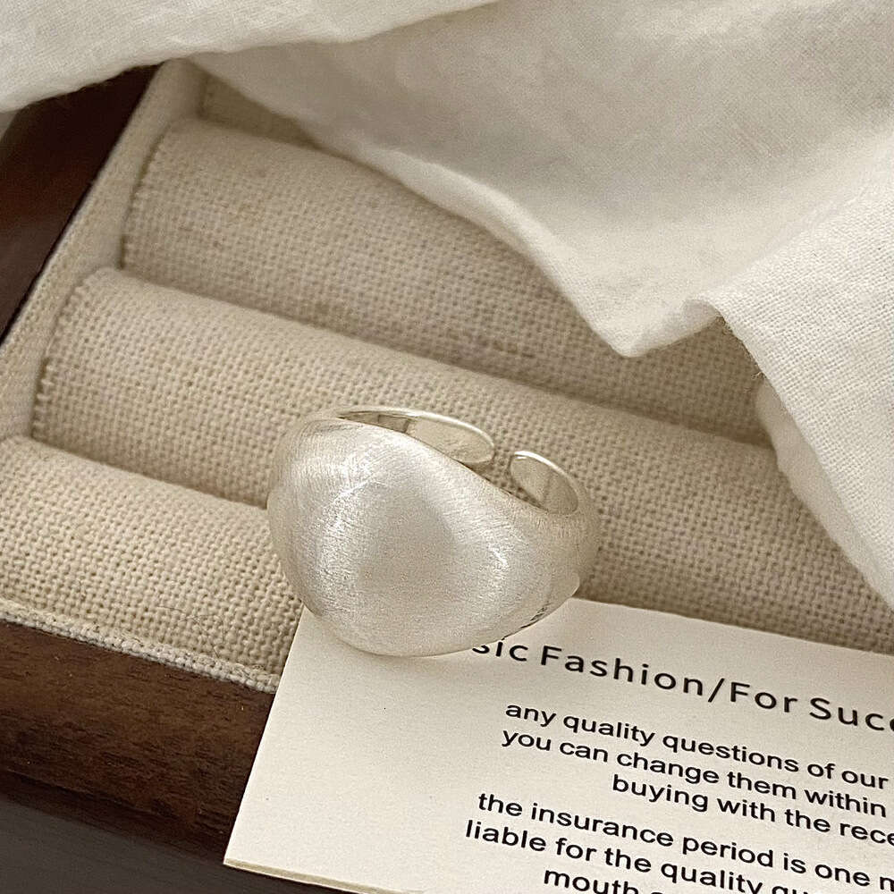 Korean Brushed Women, Index Finger, Niche Design, High-end Sense, Personality, Minimalist Style, Ins Trend, Simple Ring for Men