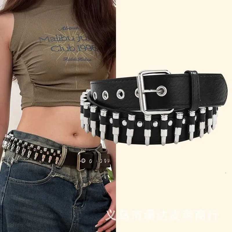 Bullet Rivet Belt Women Ins Sweet Cool Babes Personalized Waist Chain Dark Style Fashion Versatile Accessories W250717