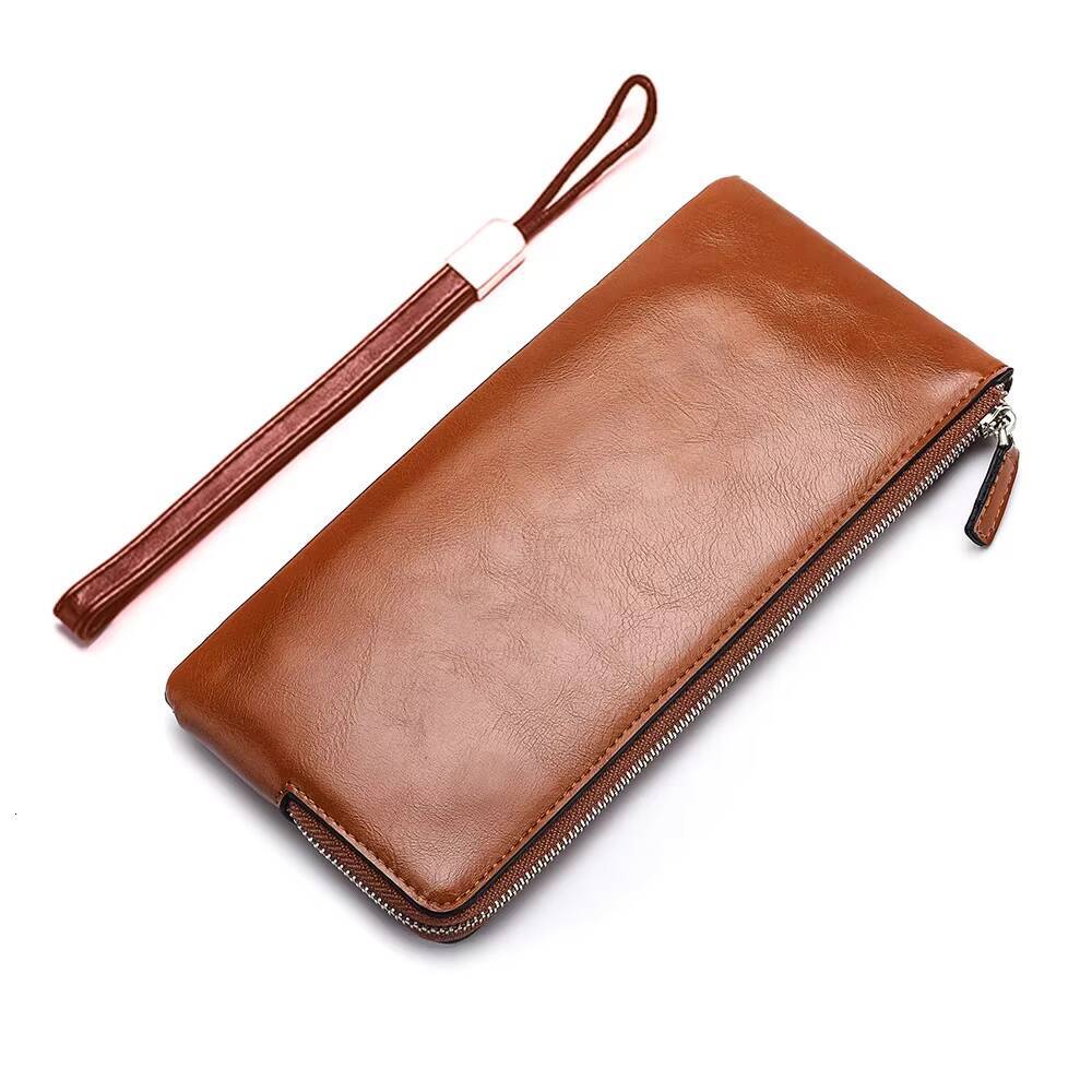 Men Wallets Classic Long Style Card Holder Male Purse Quality Zipper Large Capacity Big for cellphone Brand Luxury Wallet For Me ddmynov