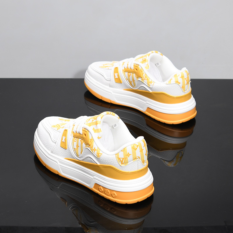 Designer Casual Shoes for men and woman free shipping New fashionable versatile thick soled height increasing shoes size 35-44