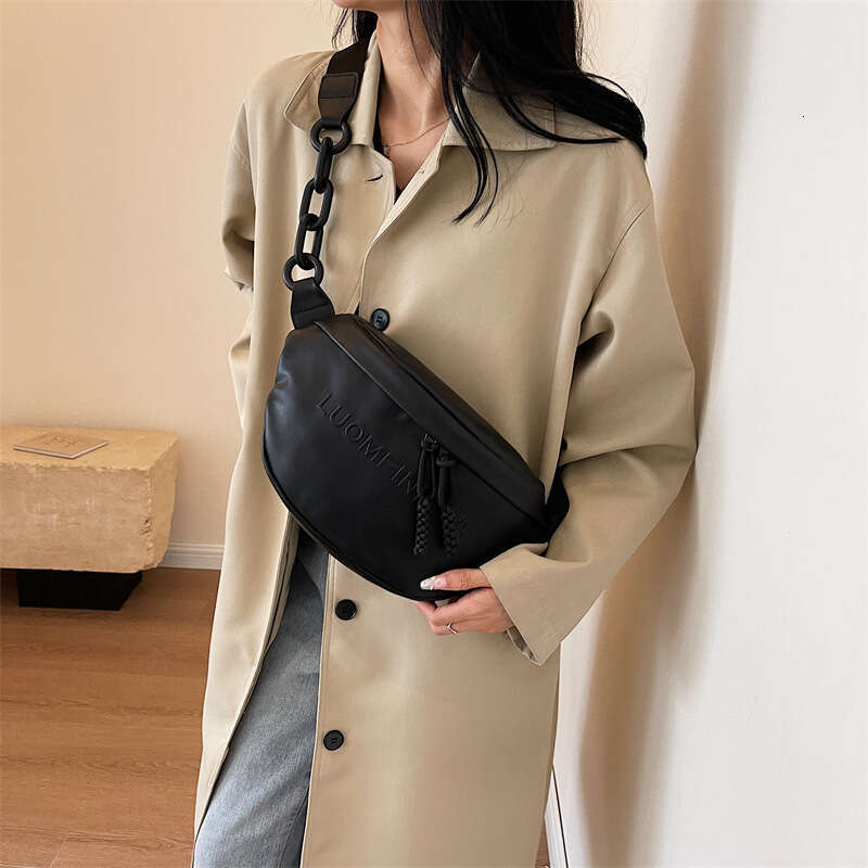 Trendy Stylish Chest Casual Small for Women New Sports Versatile Single Shoulder Crossbody High-end Waist Bag