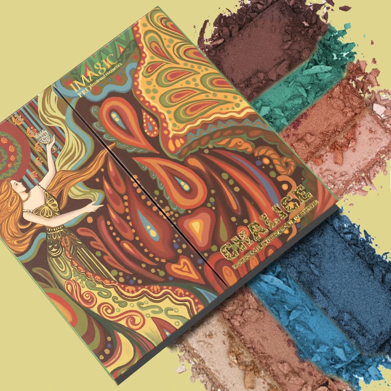 IMAGIC 36 colors makeup eyeshadow palette matte pearlescent glitter eyeshadow palette metallic gloss nude eye pigment cosmetics 250712