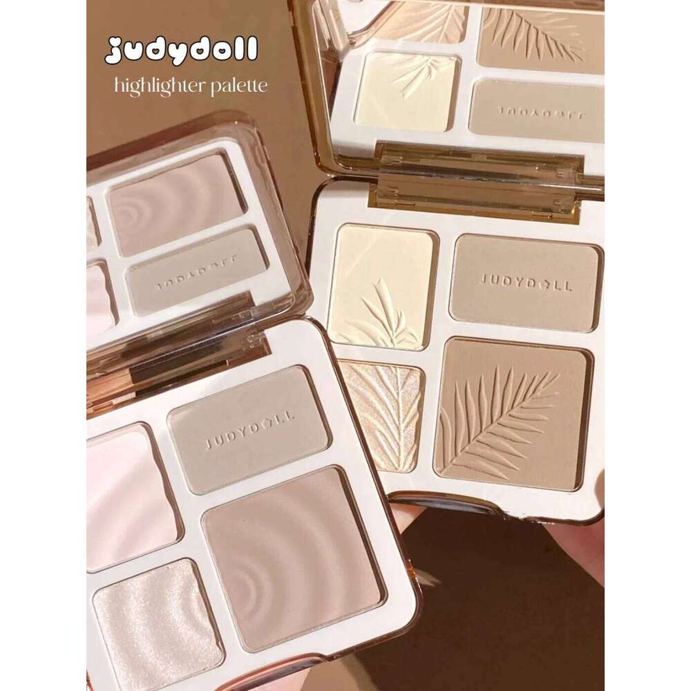 Judydoll Facial Highlighter Contour Comprehensive Plate Matte Shimmer Powder Brightening Glow Shadow 3D Nose Cosmetics 9g X250717