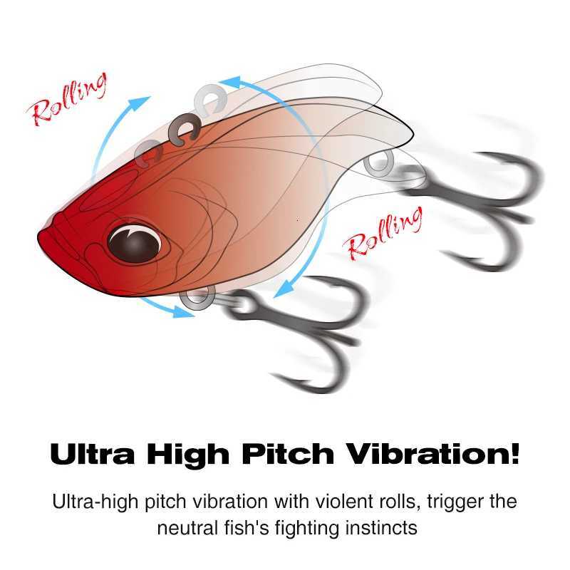 TSURINOYA 50S Vibration TEMPTER 50mm 12.5g Long Casting Sinking Fishing Lure VIB Winter Fishing Lipless Hard Bait For Pike Bass Z250717