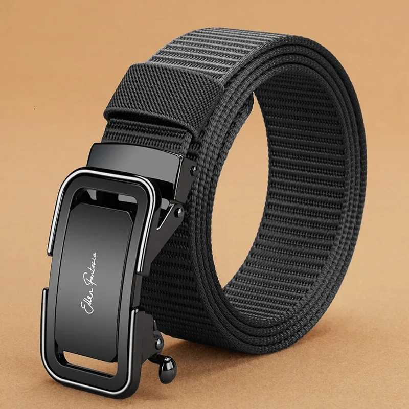 Fashion Mens Belt Mens Designer Belts Alloy Automatic Buckle Canvas Belt Sports Belt Large Size 110-160cm Automatic Belt W250717