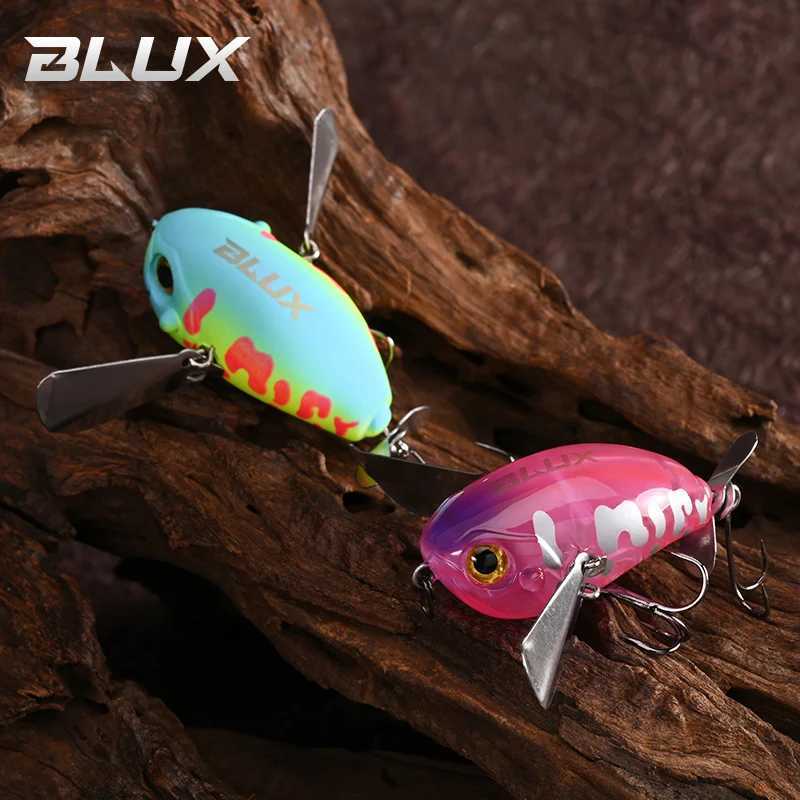 BLUX Micro BUTTIN Pompadour Topwater Crawler 6.5G Wobbler Noisy Fishing Lure Crankbait Freshwater Bass Perch Artificial Bait Z250717