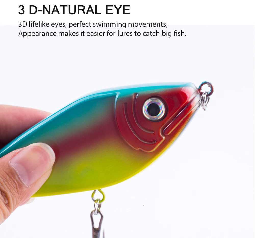 Hanlin Glide Jerkbait 75/90/120/150/mm Popular Pike Hard Jerk Bait Crankbait Muskie Lures Fishing Lure Wobbler Bass Tackle Z250717