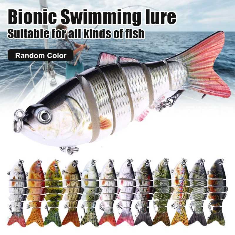 5pcs Bionic Lures random color Realistic fish shape Fishing Bait Float Lure Bionic Bait Accessories for All Kinds of Fish Z250717