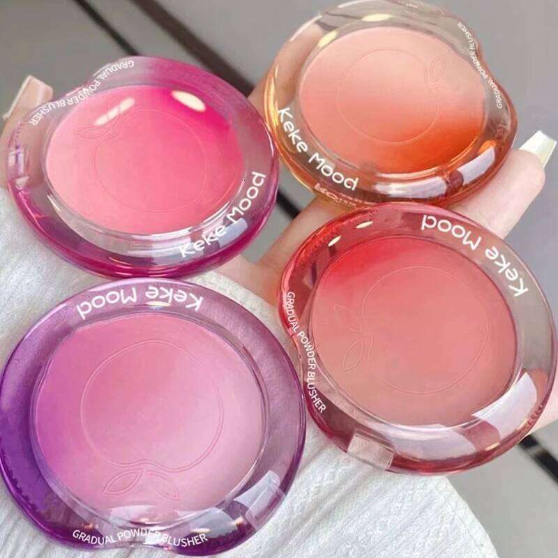 Peach Pink Blusher Matte ple Cheek Tint Blush Makeup Lasting Brighten Facial Silky Smoothness Rouge Powder Palette Cosmetics X250717