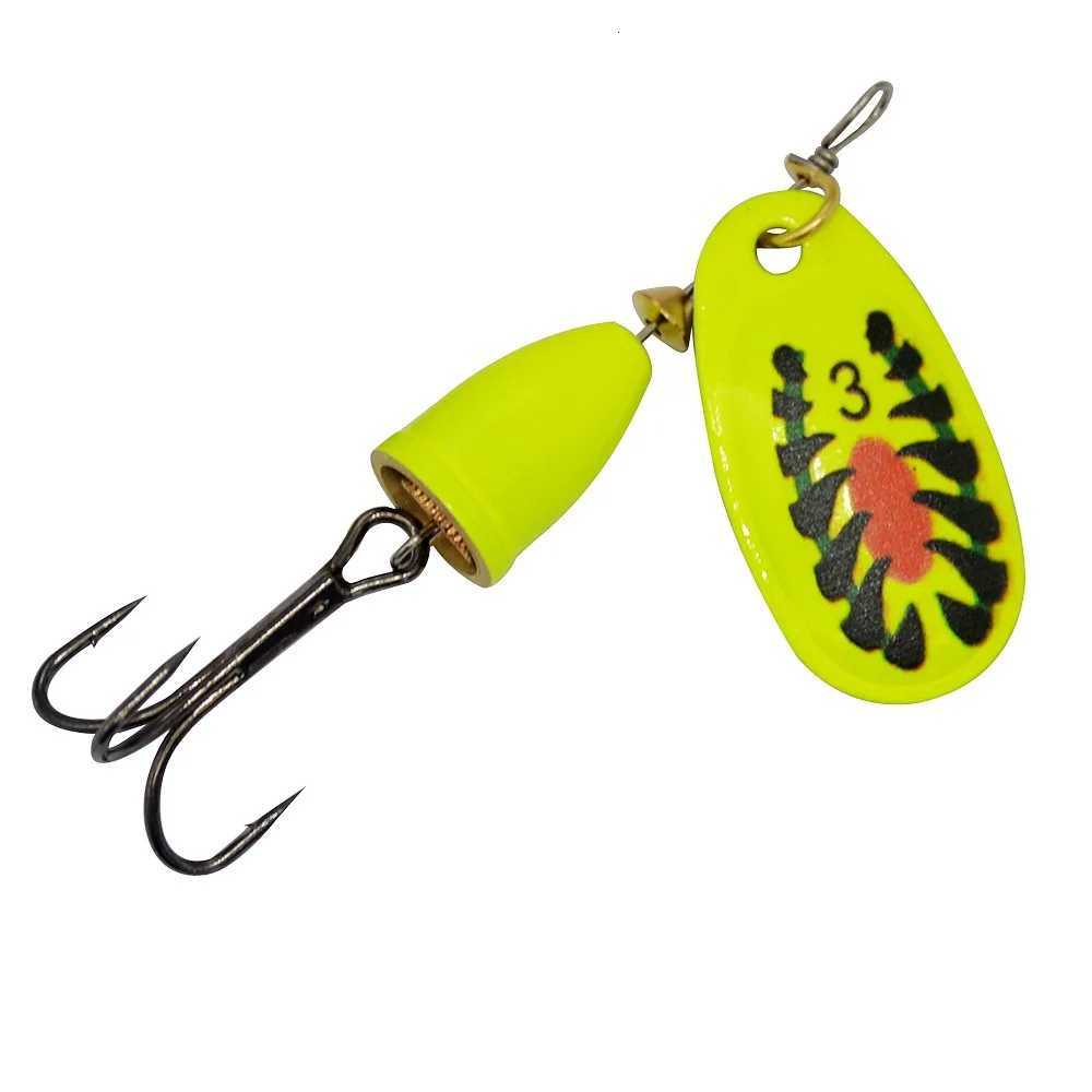 Fishing Lure Spinner Bait Copper Bell Artificial Metal Lures 8g Compound Baits Rotation Sequins 1 Piece SALE Z250717