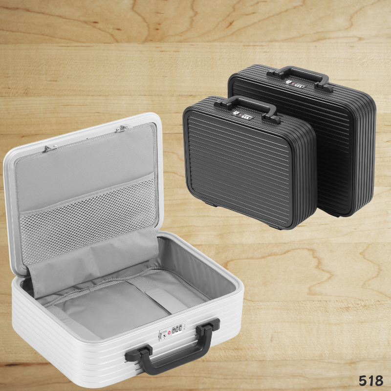 Aluminum Alloy Lightweight Suitcase with Thickened Shell - Portable Storage Box for Tools