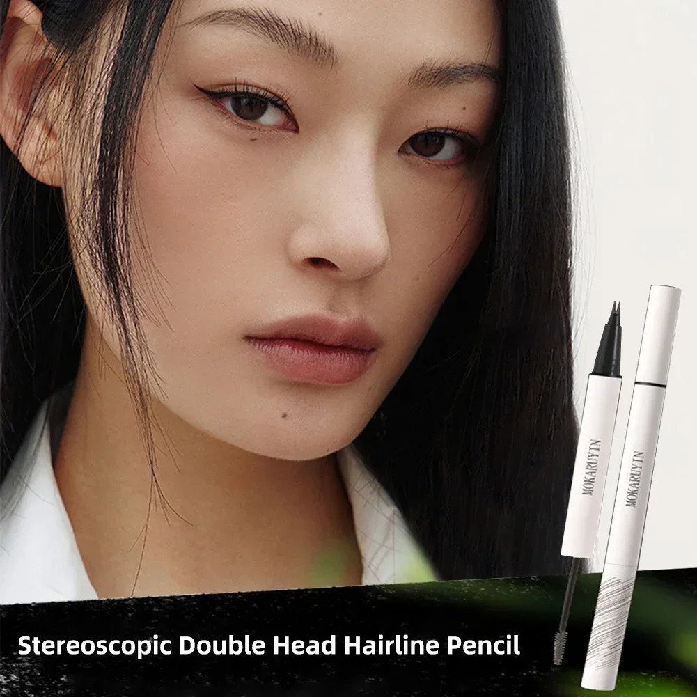 Liquid Eyebrow Pencil Dye Eyebrow Cream 2 in1 Waterproof Lasting Smooth Eyeliner Lying Silkworm Ultra Fine Eyebrow Tattoo Makeup 250712