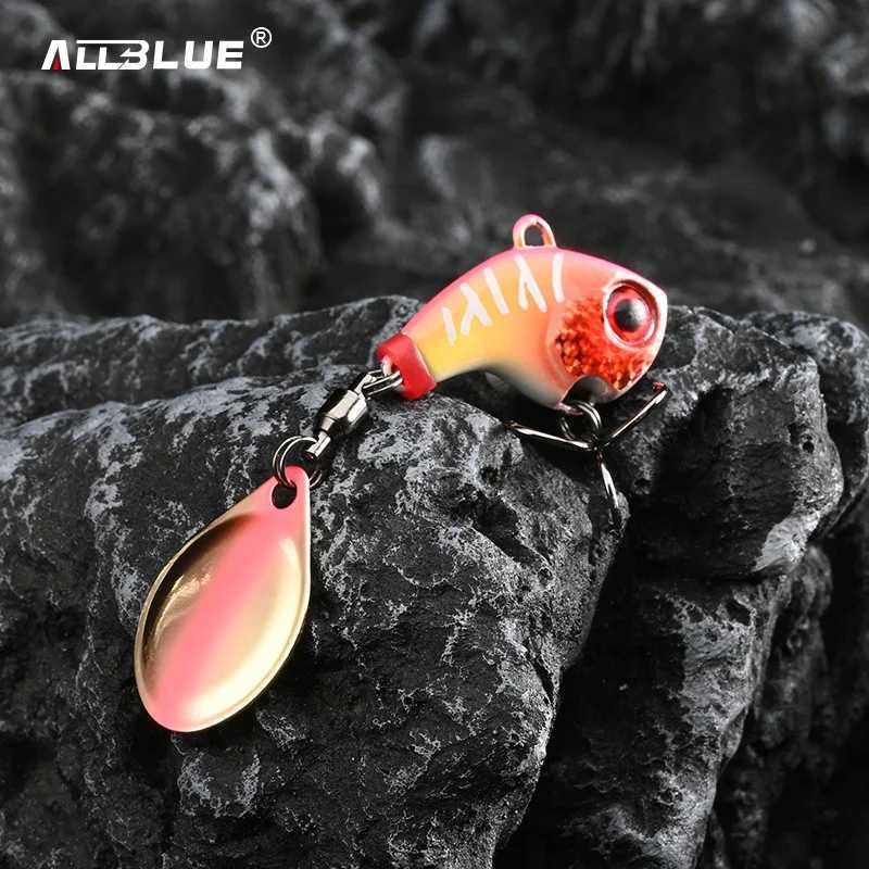 ALLBLUE CYCLONE Tail Spinner Metal Vib Shad Casting Shore Jig Vibration Jigging Blade Spoon Fishing Lure Artificial Bait Tackle Z250717