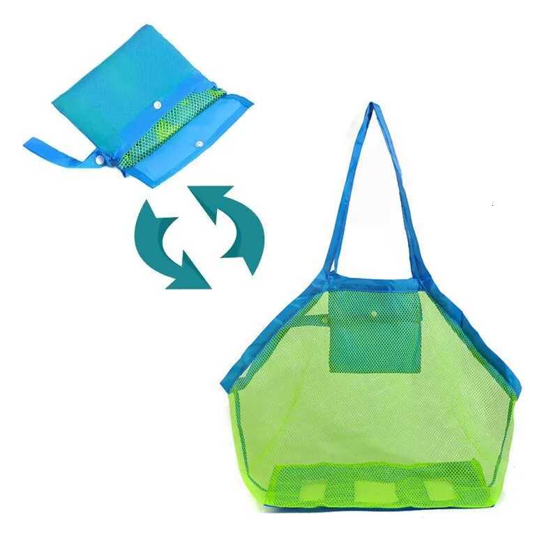 Protable Beach Bag Anti-sand Net Beach Toy Towel Storage Mesh Travel Large Capacity Toy Outdoor Waterproof Storage Bags Z250717